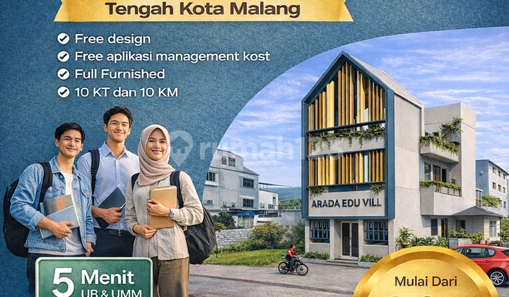 Rumah Kost Kota Malang Dekat Ub, Umm dan Unisma