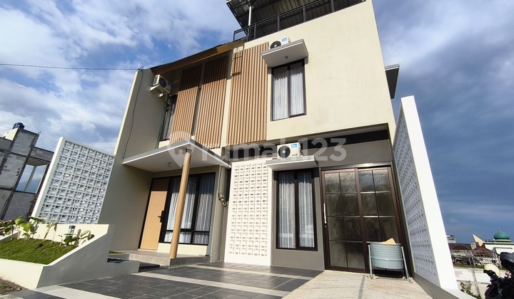 Rumah Villa Kota Batu Hanya 800 Juta An Dekat Alun Alun Batu Full Furnished