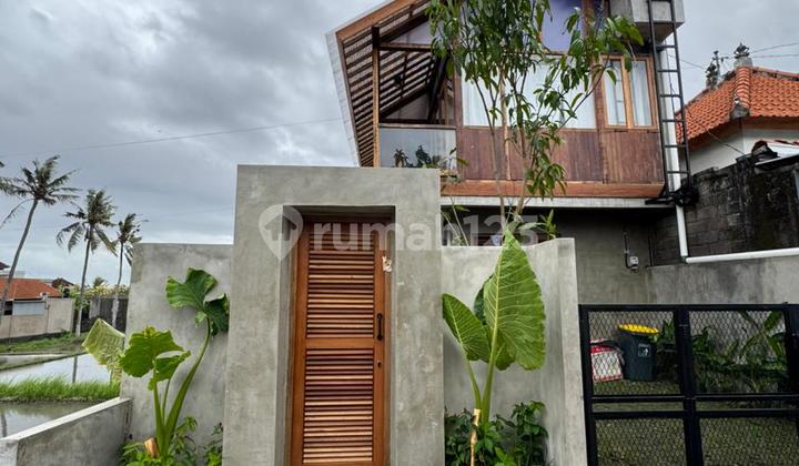 Two-Story Rice Field View House, 60% of Materials Use Recycled Materials Making It Eco-Friendly