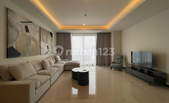 Best Price For Rent Apartment Pakubuwono Menteng Jakarta Pusat - 3 BR Furnished