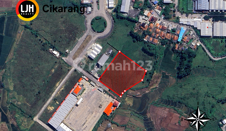 Sewa Kavling Luas 1 Ha di Central Cikarang Industrial Park Ccip