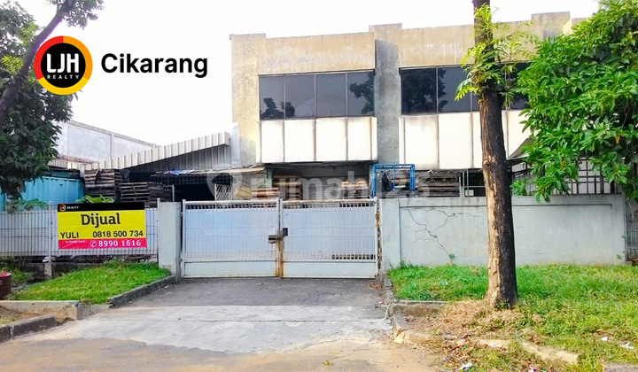 Dijual Gudang Gandeng 2 Unit Kawasan Industri Jababeka Cikarang