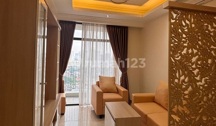 Apt 3 Br Furnished Permata Hijau Suites Bagus Fasilitas Hotel Bintang 5