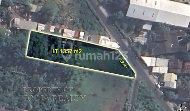 Tanah Dijual Murah Dalam Ringroad Jalan Kabupaten, Gamping, Sleman, Dekat Ugm