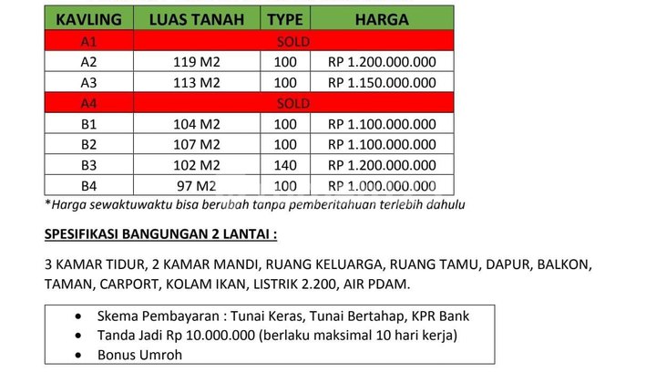 BELI RUMAH BONUS UMRAH! RUMAH EKSKLUSIF DI PUSAT KOTA WATES JOGJA 2