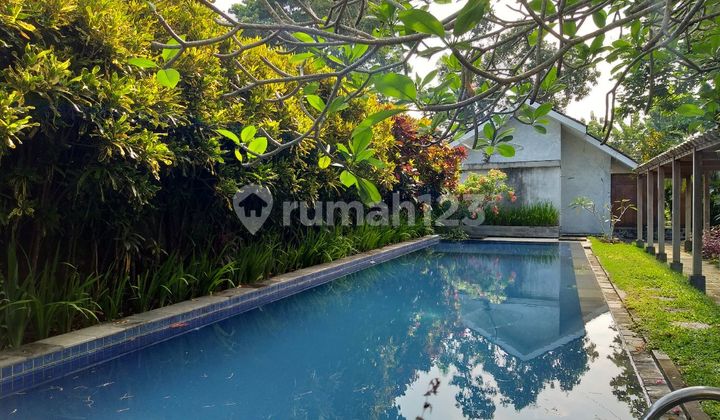 Turun Harga! Rumah Mewah Asri Etnik Jawa Modern Dengan Kolam Renang Di Jl Gito Gati Sleman jogja Utara