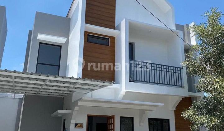 Beautiful Scandinavian House in an Affordable Housing Estate in Bantul, Jogja