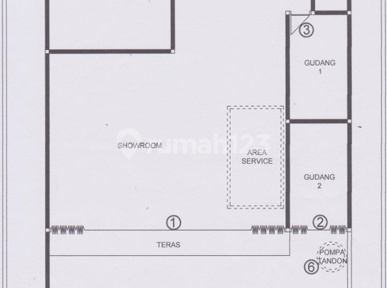 Commercial Space for Rent, Jl. Panglima Sudirman-Kepanjen (DW)