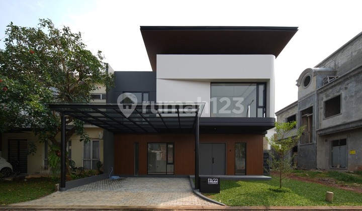 turun harga dari 5.950 M menjadi 5.2 M nego tipis jual cepat the icon eastern cosmo blok f bsd city tangerang banten rumah cantik design interior strategis siap huni