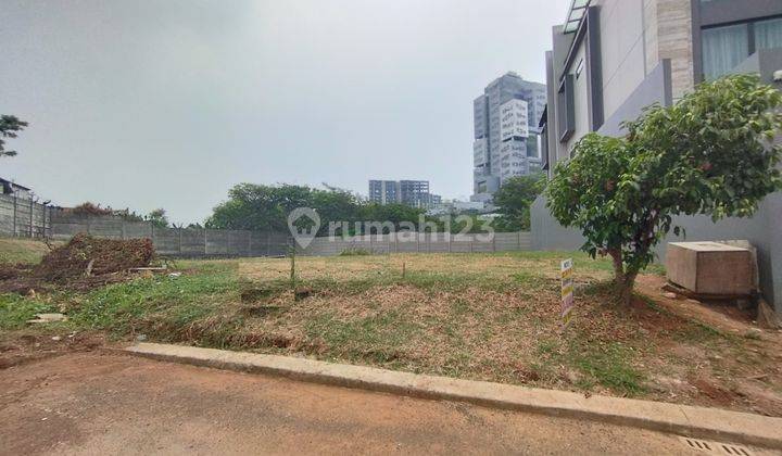 Tanah kavling view danau dan jalan sutera victoria alam sutera jual cepat strategis siap bangun 1