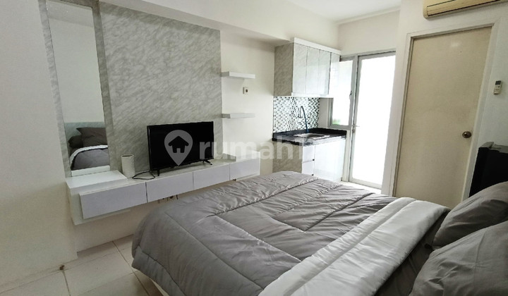 Sewa Studio Furnis Minimalis Bersih Apartemen Educity 2