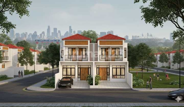 Rumah Murah Siap Huni Dp 0% Di Jalan Pakansari Dekat St Krl 2