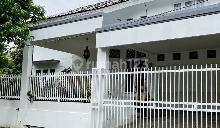 Asri Two-Story House Facing North, High Ceiling & Move-in Ready in Cinere Depok