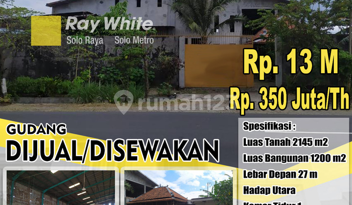 Dijual Gudang Di Sukoharjo Zona Industri Akses Kontainer Dijual Gudang Di Sukoharjo Zona Industri Akses Kontainer