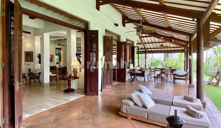 For Sale: Bali Design House in Pejaten Barat, South Jakarta, Consists of 2 House Buildings, Very Spacious Garden, Swimming Pool, Generator, Mini Gym, Quiet Location and Flood-Free. 2