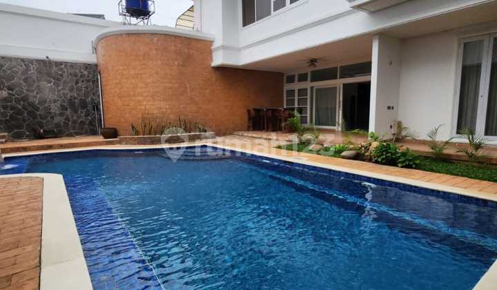 Luxury House For Rent Cheap In Pondok Indah South Jakarta, East Facing, Quiet Location And Flood Free 2
