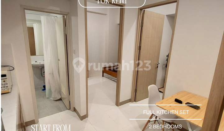 DISEWA Apartemen Tokyo Riverside PIK2 Tower Chikusei 2BR Full Furnish  SUPER RAPIH DAN BAGUS 1