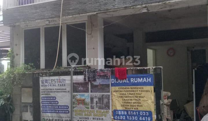 Rumah 2 Lantai Cendana Residence Samping Walikota Tangerang SHM