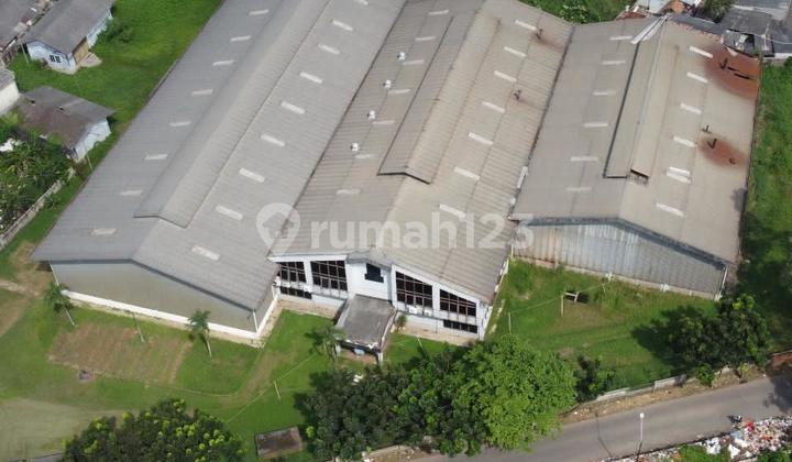 Dijual Tanah & Bangunan Ex Pabrik Di Balaraja Barat