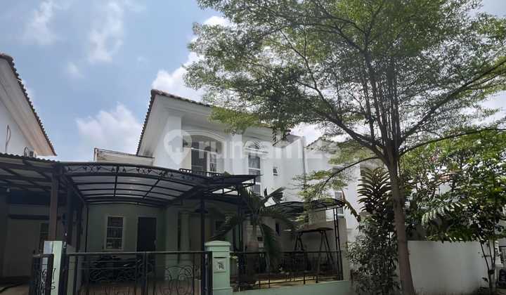 Rumah Cantik American Classic 162m2, Harga Bagus Di Puspitaloka Bsd City