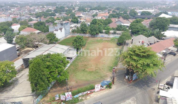Tanah Murah di Pinggir Jalan Dekat Tol Bekasi di Bawah Pasar