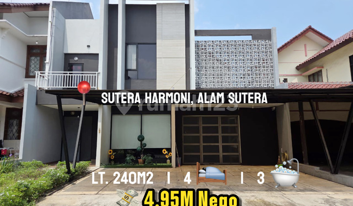 Dijual Rumah Sutera Harmoni Alam Sutera