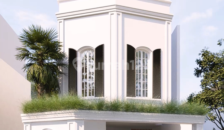 Dijual Rumah Mewah Brand New American Style Plus Swimming Pool Dikemang