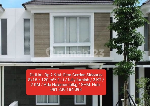 Hot. Jarang Ada. Citra Garden Orchard. 120 / 112 M². Fully Furnished. Hot. Jarang Ada. Citra Garden Orchard. 120 / 112 M². Fully Furnished.