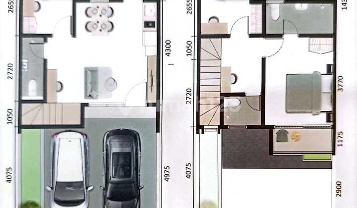 Hunian Modern di Rumakota Beji Depok - Tipe Balcony Suite 75 3Br 2