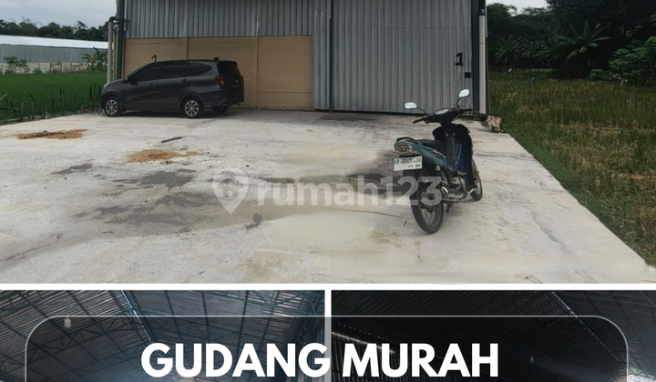 Gudang Murah Siap Pakai 400 M²- Mlati Sleman