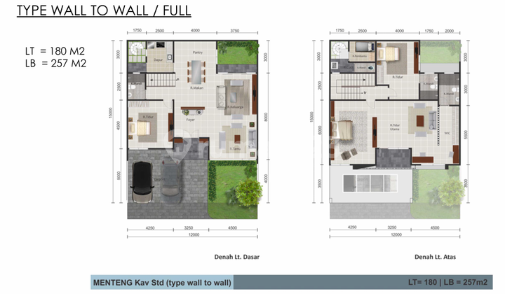 New Menteng @ Gading Serpong 12x15 Full building 2 floors