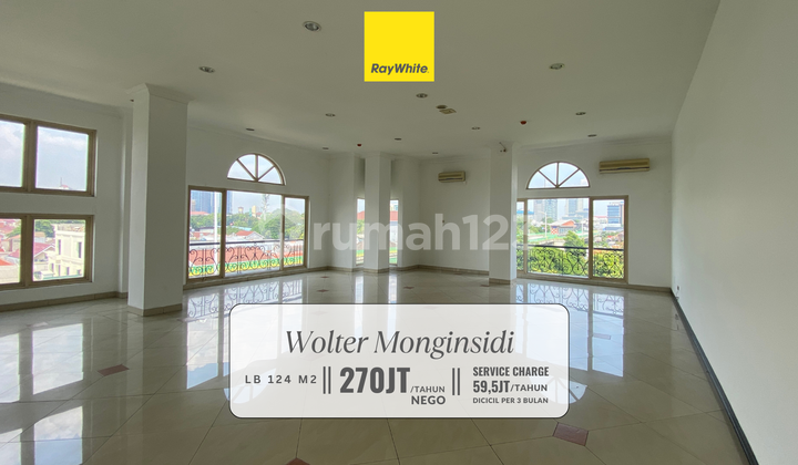 Disewakan Murah! Ruang Kantor di Premium Area Wolter Monginsidi, Jakarta Selatan