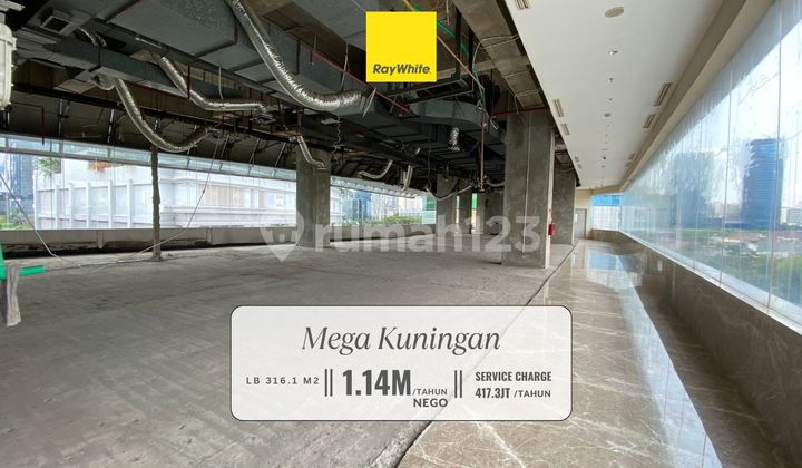 For Rent: Commercial Space with Indoor and Outdoor City View in CBD Mega Kuningan - Suitable for Five Star Restaurant, Korean BBQ, Beauty Clinic, Health Clinic, Supermarket.