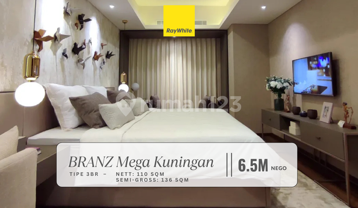 Dijual Unit 3Br di Branz Mega Kuningan, Jakarta Selatan Dijual Unit 3Br di Branz Mega Kuningan, Jakarta Selatan