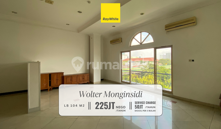 Disewakan Murah! Ruang Kantor di Premium Area Wolter Monginsidi, Jakarta Selatan