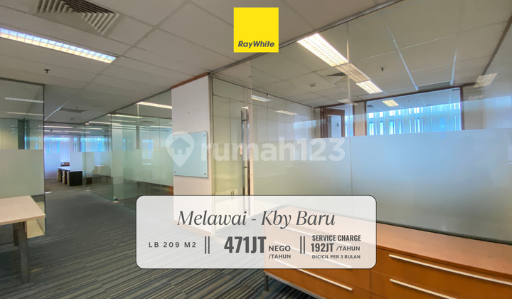 Affordable Lease! Furnished Office in Melawai, Kebayoran Baru