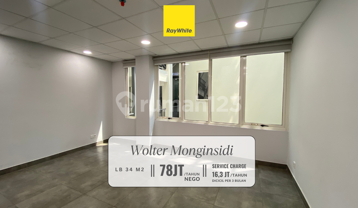 Affordable Office Space/Business Location for Rent in Premium Area Wolter Monginsidi, South Jakarta