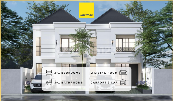 Dijual Rumah Minimalis Brand New di Kawasan Duren Sawit, Jakarta Timur! Akses Dekat Toll Becakayu!