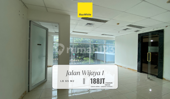Disewakan Murah! Kantor/Tempat Usaha di Premium Area Jl Wijaya, Kebayoran Baru 