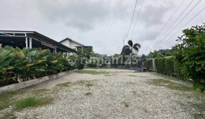 DIJUAL SEGERA RUMAH CANTIK SIAP HUNI + LAHAN LUAS + KAFE SIAP OPERASIONAL( JL BANGAU SAKTI. GANG BANGAU JAYA. )