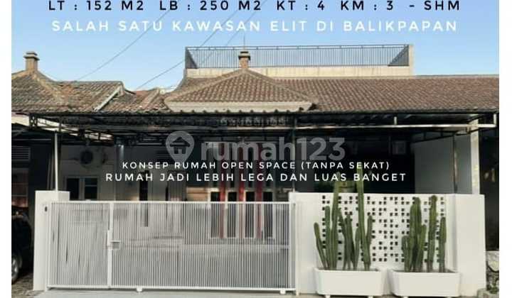 Rumah Full Furnitur Dengan Rooftoop Kawasan Wika Balikpapan 1