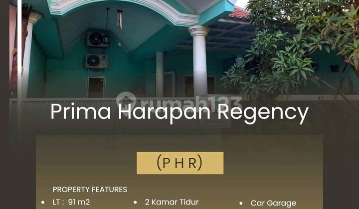 [Lt 91 M2] Rumah Prima Harapan Regency (Dkt Summarecon Bekasi)