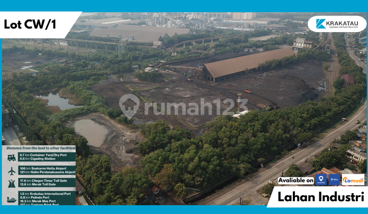 Krakatau Industri Tanah Kavling Cw/1 Strategis Cilegon Krakatau Industri Tanah Kavling Cw/1 Strategis Cilegon