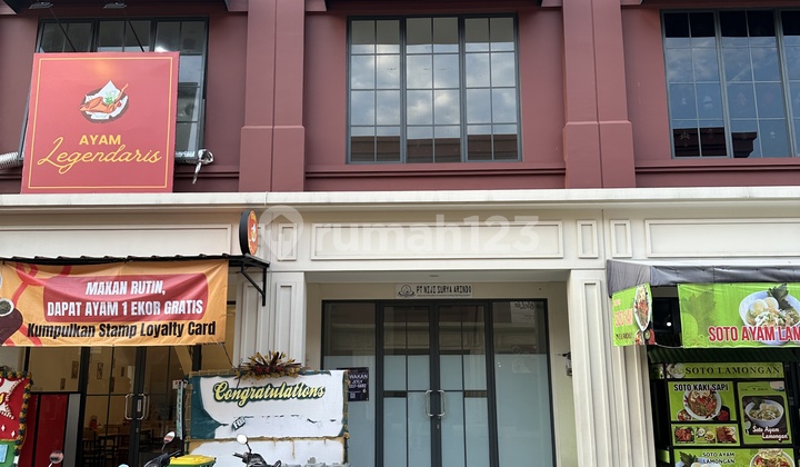 Disewa Ruko Madison Gading Serpong 2 LT Murah Sederet Soto Ebet