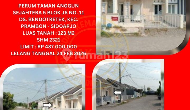 Jual Rumah Lelang Bank di Sidoarjo (Perumtas 5 - Prambon) : Lelang Kpknl