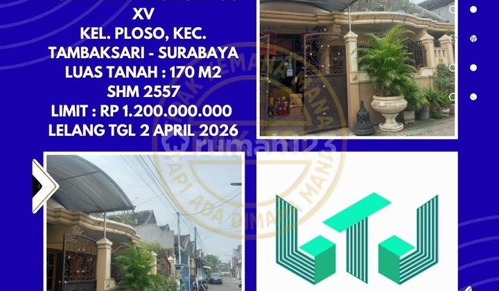 For Sale House Via Auction in Tambaksari Surabaya (Karang Asem Street Gg Xv House) - Kpknl Auction For Sale House Via Auction in Tambaksari Surabaya (Karang Asem Street Gg Xv House) - Kpknl Auction
