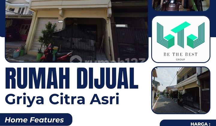 Dekat Mall Pakuwon!! Rumah Dijual 2 Lantai Surabaya Barat : Perum Griya Citra Asri Benowo (2 Lantai)
