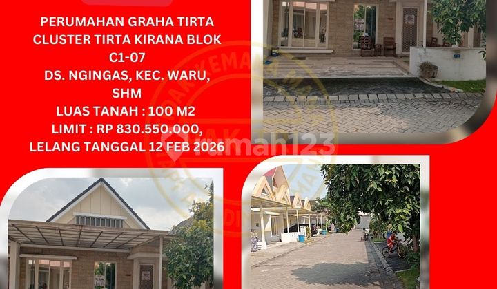 Jual Rumah Lelang Bank di Sidoarjo (Graha Tirta - Ngingas Waru) - Lelang Kpknl