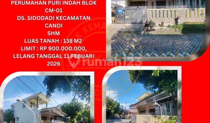 Jual Rumah Lelang Sidoarjo (Puri Indah - Sidodadi Candi) - Lelang Kpknl