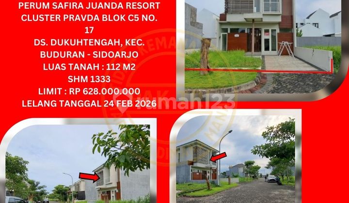 Jual Rumah Lelang Bank di Sidoarjo (Safira Juanda Resort - Buduran) : Lelang Kpknl